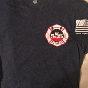 555 Firefighter fitness shirt